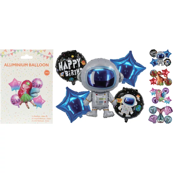 Lufi szett – 5 db-os, „Happy Birthday”