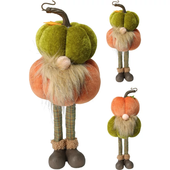Tökös törpe álló dekoráció – 32 cm