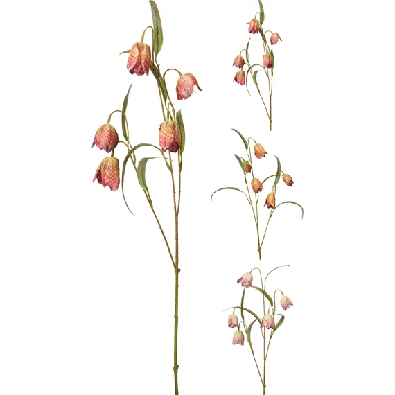 Kockás liliom selyem 59 cm