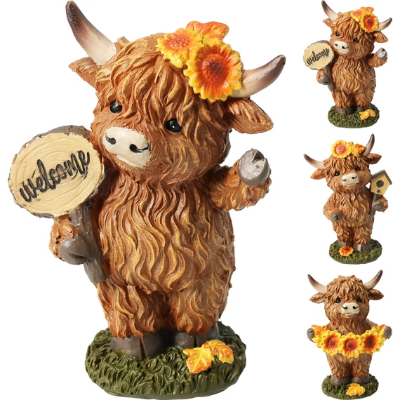 Álló tehén figura – 13 cm