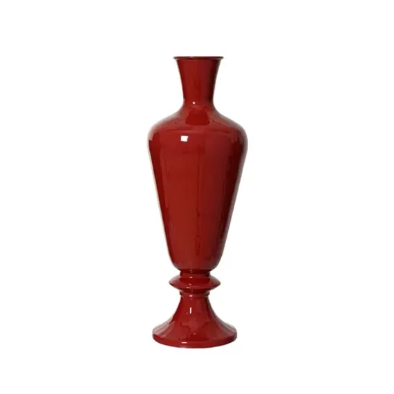 Mázas váza sötétvörös – 77 cm