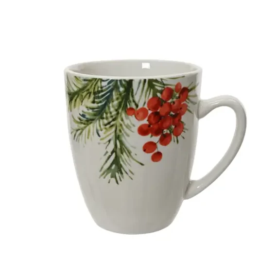 Fagyöngyös porcelán csésze 