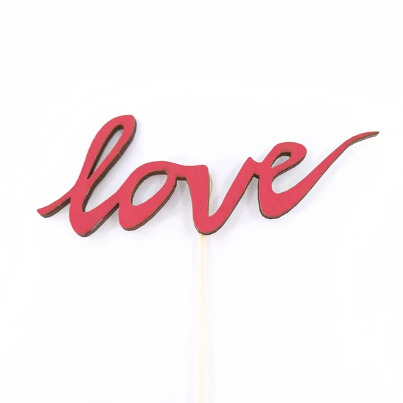 Fa pick 32 cm 5 db, "Love"