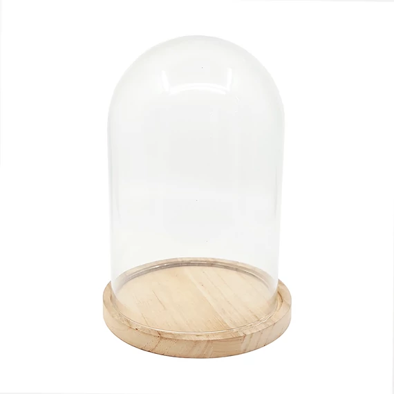 Üvegbúra talppal 25 cm