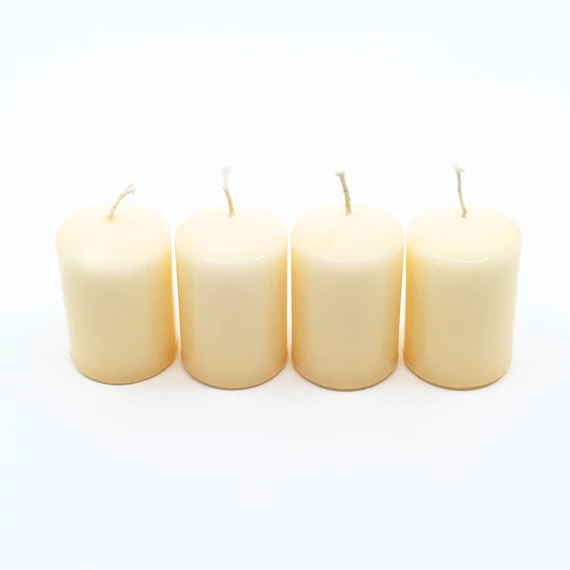 Adventi henger gyertya 4 db-os 40x60 mm, krém