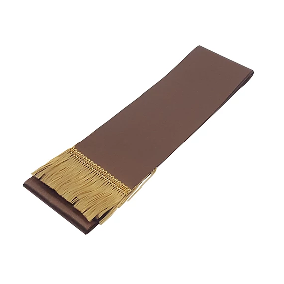 Csokorszalag színes 7 cm 2 db-os, barna