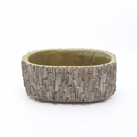 Beton tál 22 cm, szürke