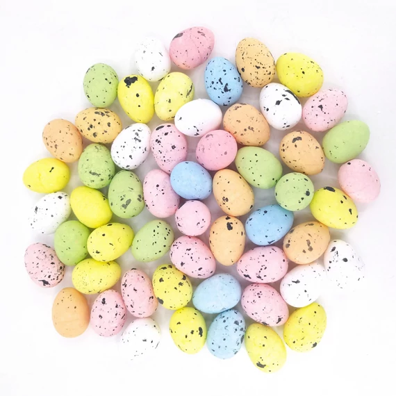 Mini színes tojás 55 db/csomag