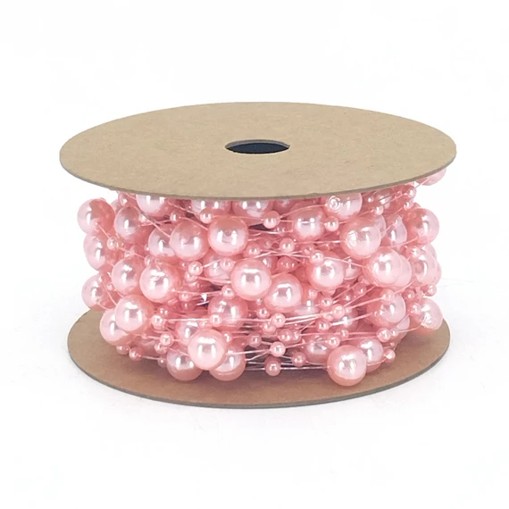 Gyöngy 2/8 mm 10 m, pink