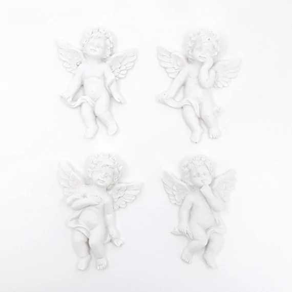 Angyal álló 5,2x2x7 cm fehér