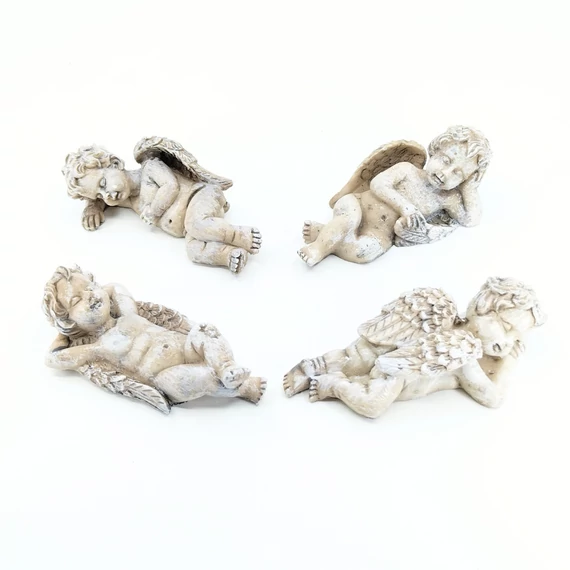 Angyal polyresin 6 cm 4 db/csomag