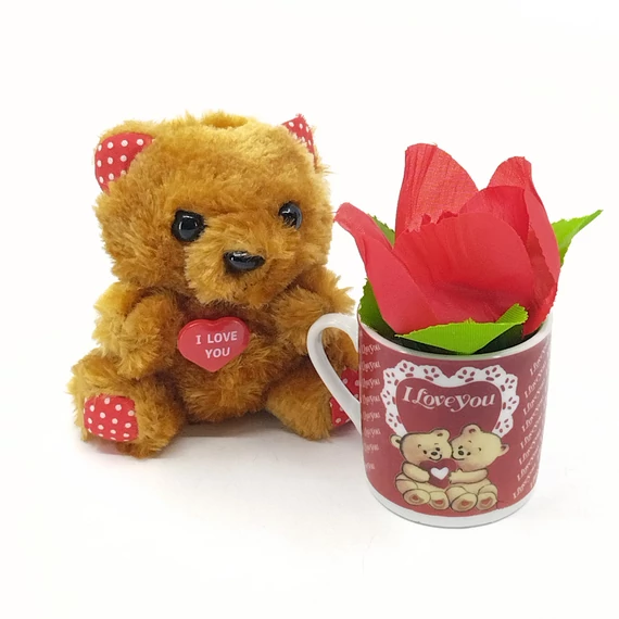 Ajándék szett macival 12 cm  ES04678