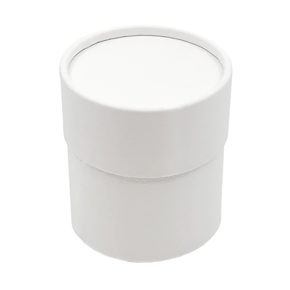 Papírdoboz henger 8 x 6 cm, fehér