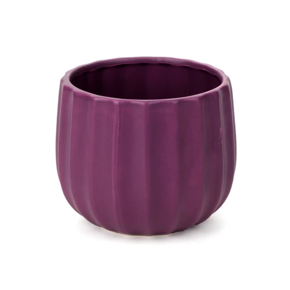 Deco kaspó matt lila 8x7,5 cm