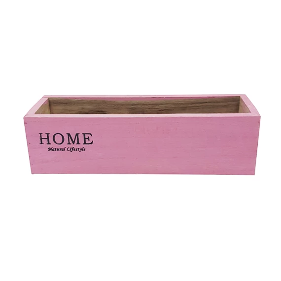 Faláda "HOME" rózsaszín