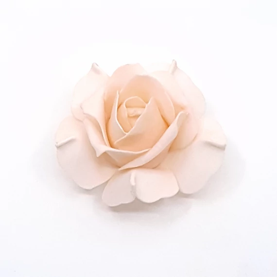 Polyfoam rózsafej 10 cm 12db/csomag, halvány rózsaszín