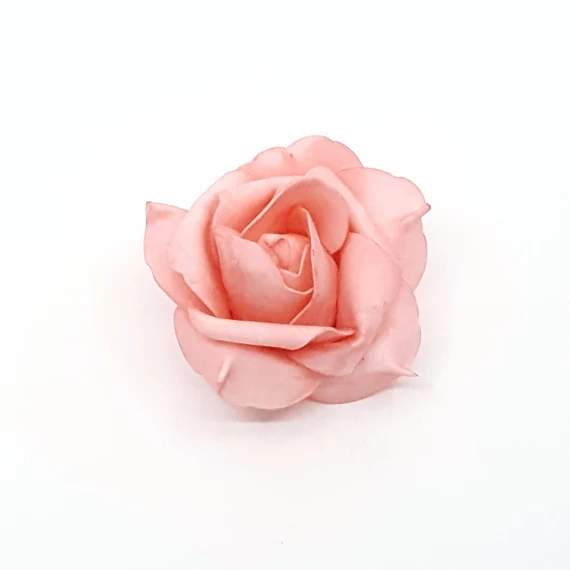 Polyfoam rózsafej 10 cm 12db/csomag, rózsaszín
