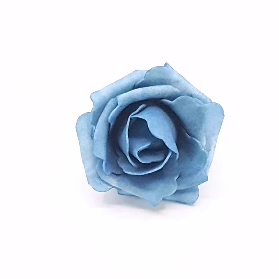 Polyfoam rózsafej 7 cm 12 db/csomag, kék