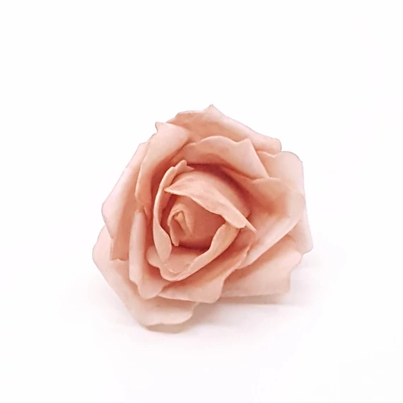 Polyfoam rózsafej 7 cm 12 db/csomag, rózsaszín