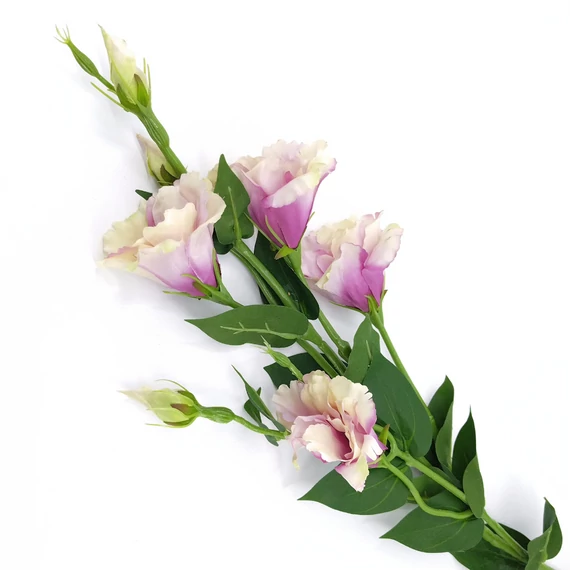 Lizianthus 3 ágas 80 cm, lilás