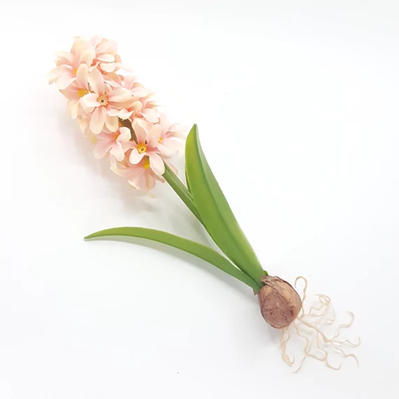 Jácint hagymás 27 cm, halvány rózsaszín