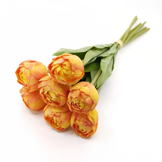 Tulipán gumi x7 kötegelt, narancs