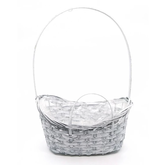Bambusz csemege kosár 208-30, 27x18 cm, szürke