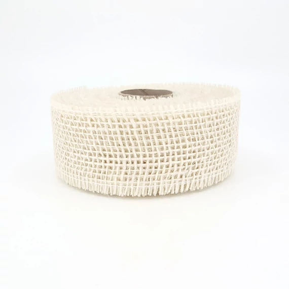 Juta szalag – 5 cm × 10 m, krém