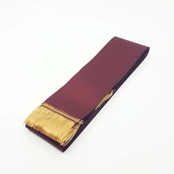 Csokorszalag színes 7 cm 10 db-os, bordó