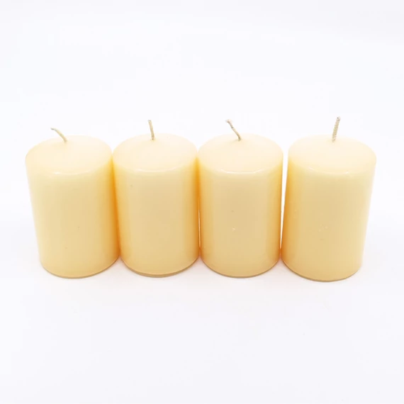 Adventi henger gyertya 4 db-os 50x70 mm, krém