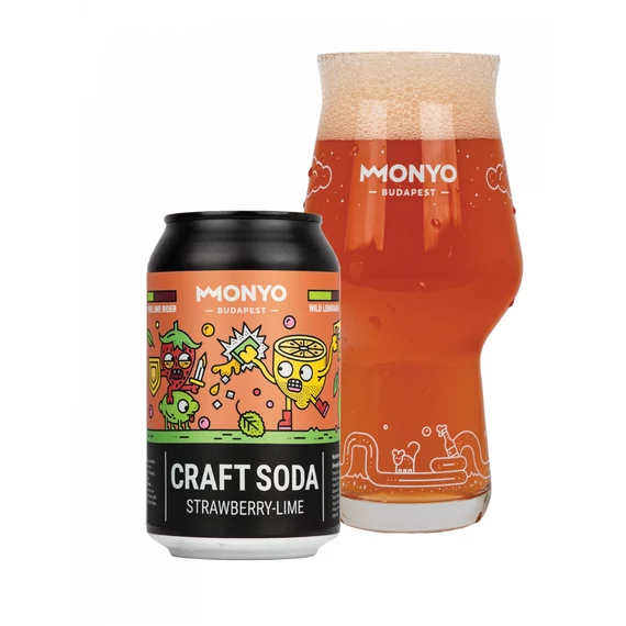 Monyo Strawberry - Lime Craft Soda 0,33 l