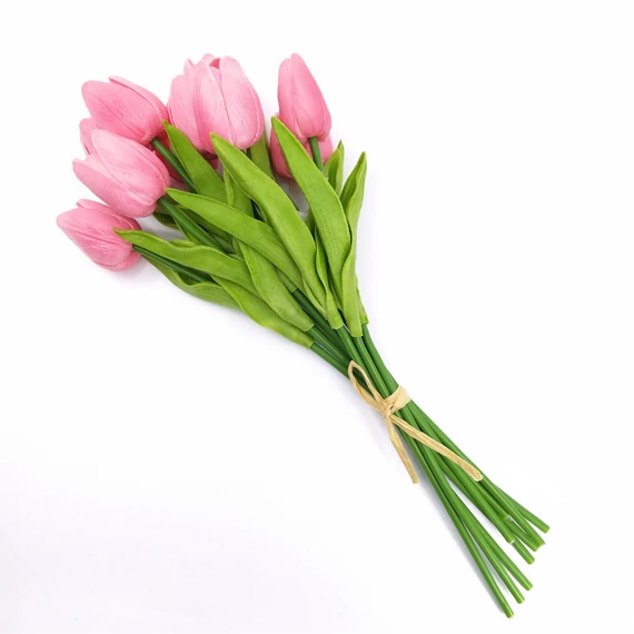 Tulipán x10 kötegelt, rózsaszín