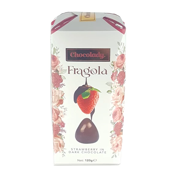 Chocolady Fragola étcsokis 120 gr