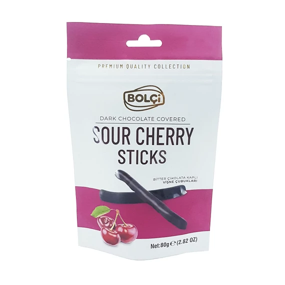 Bolci étcsokiba mártott meggy stick 80gr