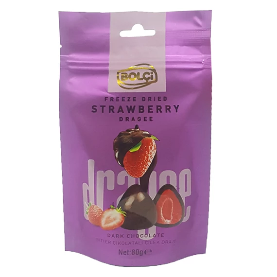 Elit Dragee étcsoki bevonatú liofilizált eper 80 gr