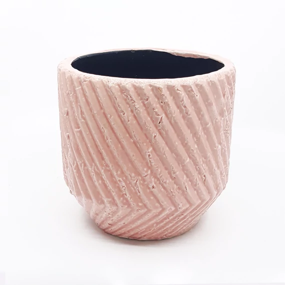 Kaspó rózsaszín Nikki 17,5 cm