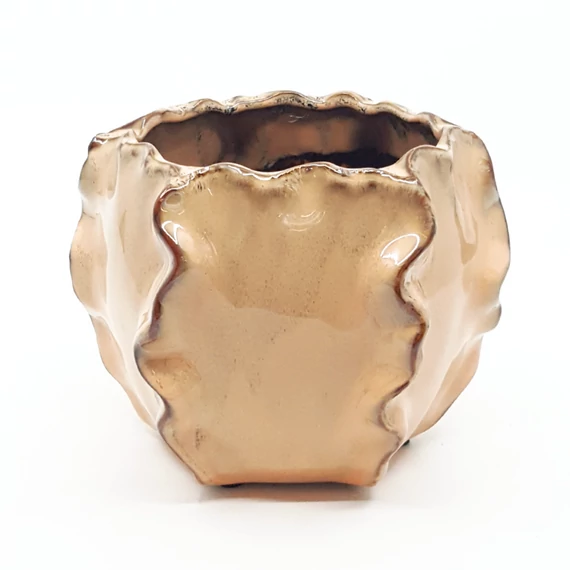 Hullámos mályva kaspó 15 cm