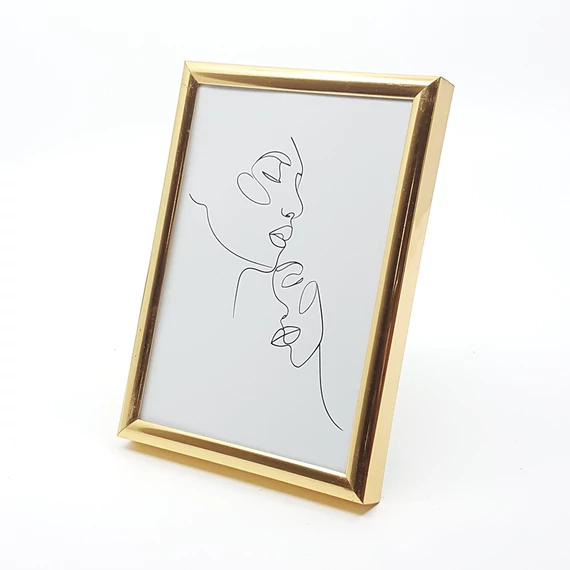 Képkeret arany 10 x 15 cm