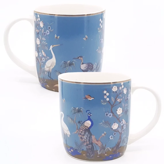 Csésze 320 ml porcelán, kék