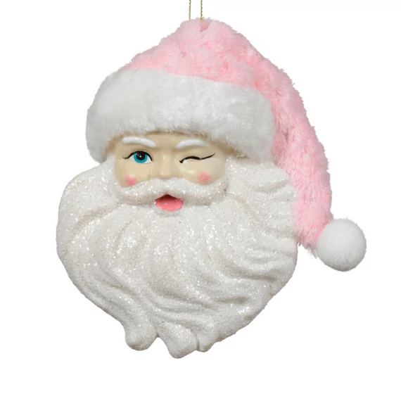 Santa fej pink 14 cm