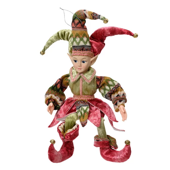 Elf kerámia fejjel 35 cm