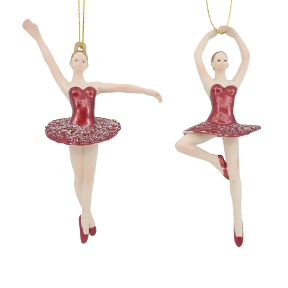 Függő dekor mix 13.5 cm, piros
