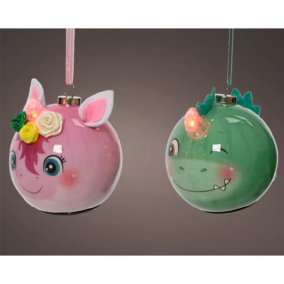 Mosolygó figura gömb 7,5 cm