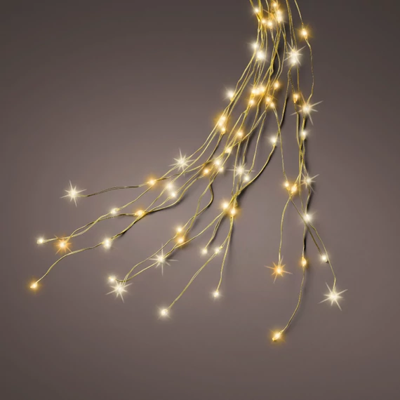 Micro led karifára 210 cm flashing meleg