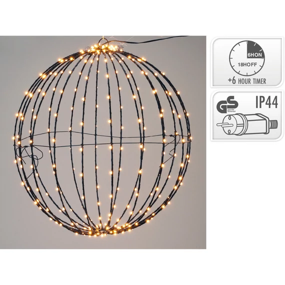 Világító gömb 50 cm 320 led 6/18 időzítő