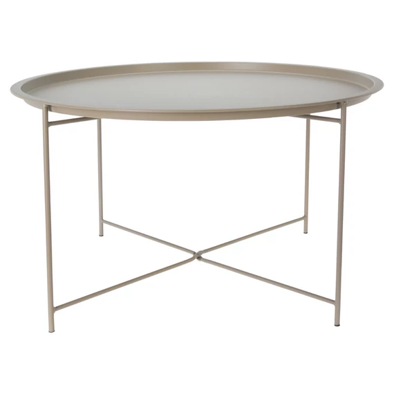 Asztal kerek 75x42 cm taupe