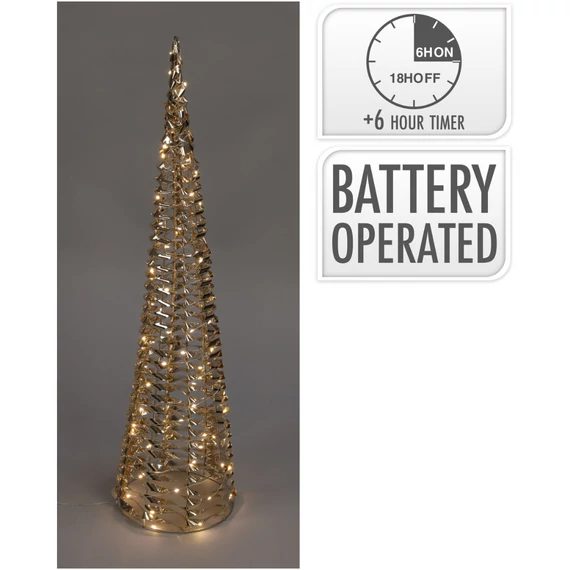 Cone 60 cm arany 60 microled elemes 6/18