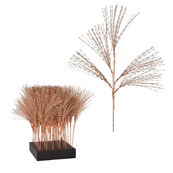 Spirál ágak 60 cm copper