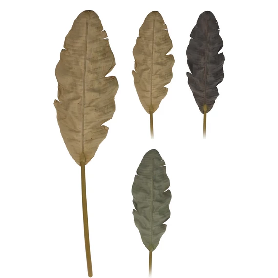 Banán levél selyem 140 cm