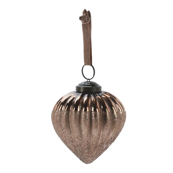 Gömb üveg 8 cm copper